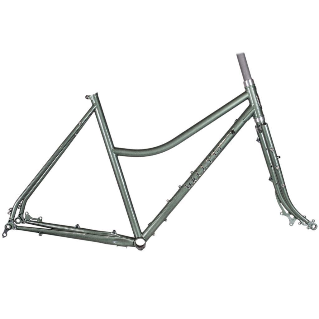 *VELO ORANGE* polyvalent low kicker frame set (sage metallic)