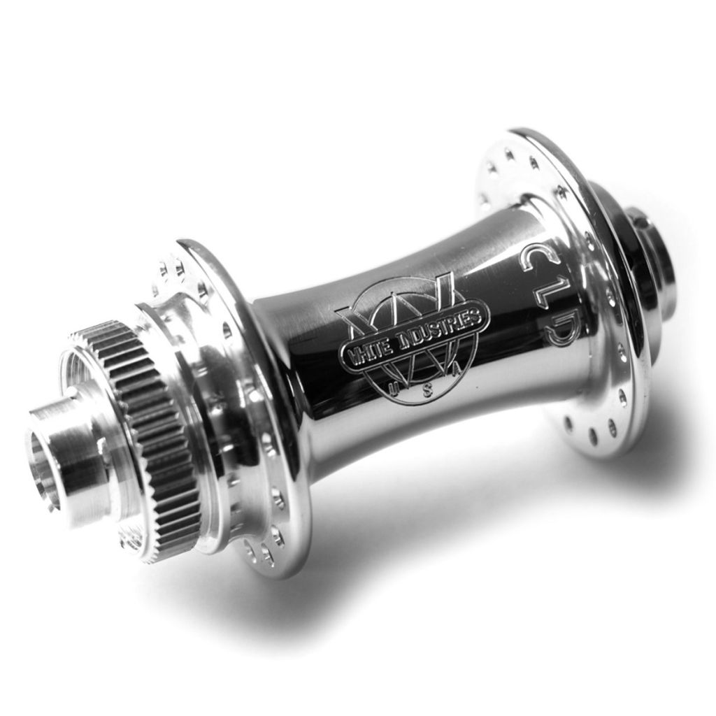 *WHITE INDUSTRIES* CLD 12mm thru-axle hub front (silver)