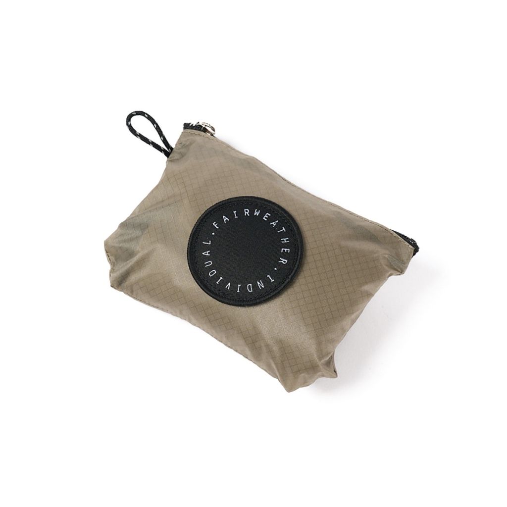 FAIRWEATHER* packable sacoche (gray beige) - BLUE LUG ONLINE