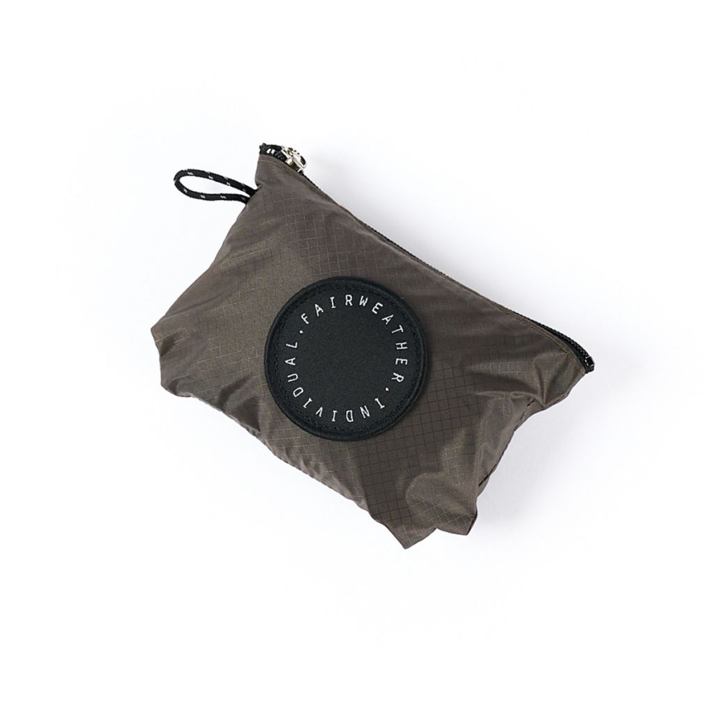 FAIRWEATHER* packable sacoche (black) - BLUE LUG GLOBAL