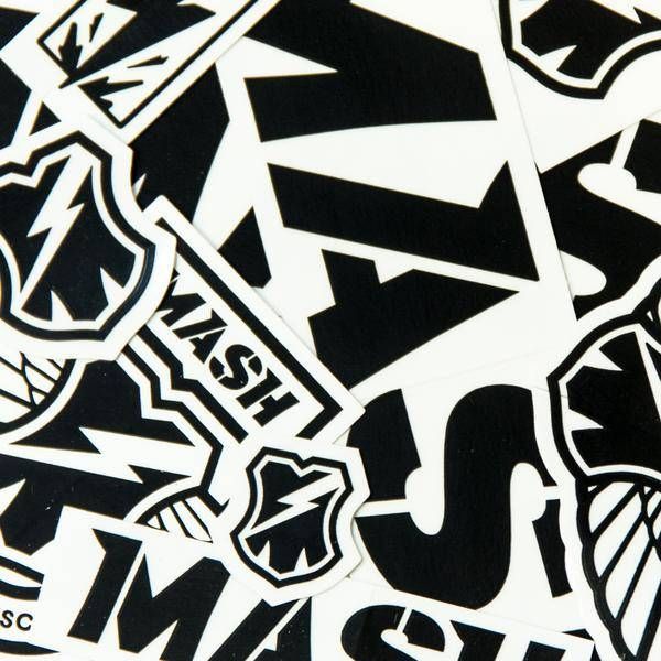 MASH* sticker pack (black/white) - BLUE LUG ONLINE STORE