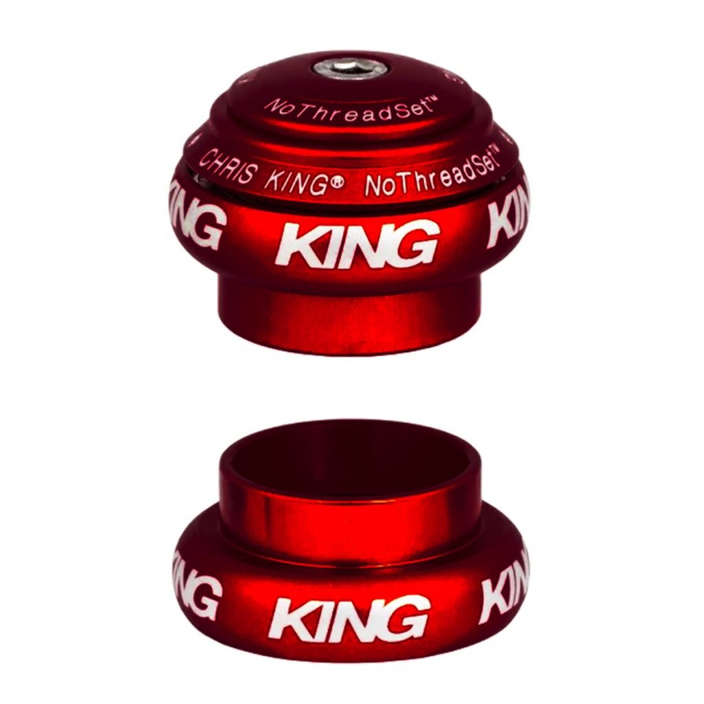 CHRIS KING NoThread Set 1-1/8 オーバーサイズ A-HEAD ヘッドセット 赤 クリスキング ノースレッドセット アヘッド