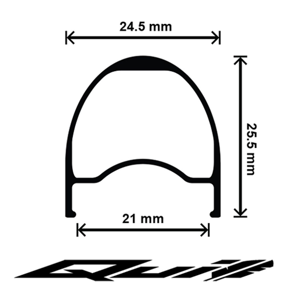 *VELOCITY* quill track wheel (black)
