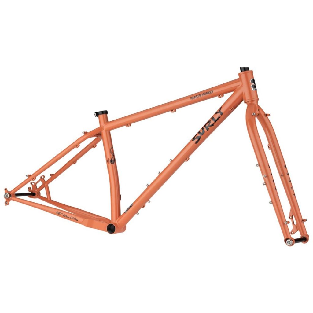 *SURLY* karate monkey bst frame&fork (peach salmon sundae)