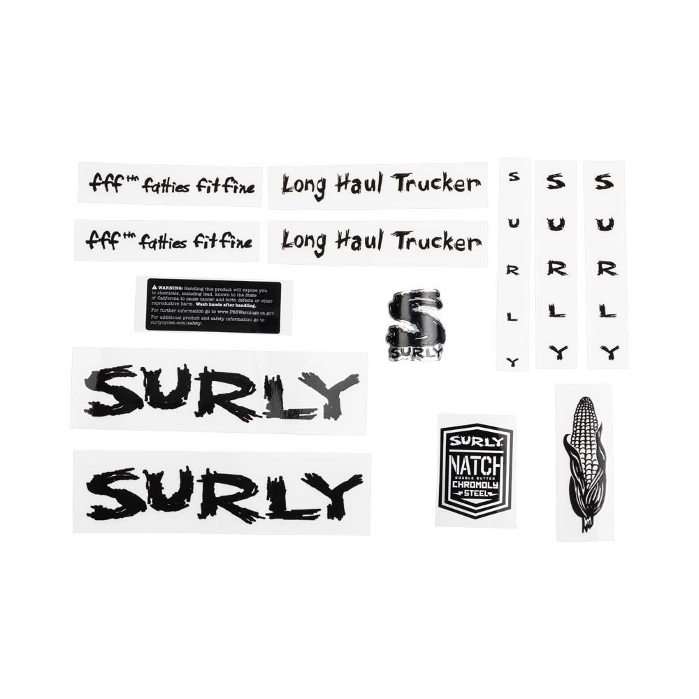 SURLY* long haul trucker new frame decal (black) - BLUE LUG ONLINE 