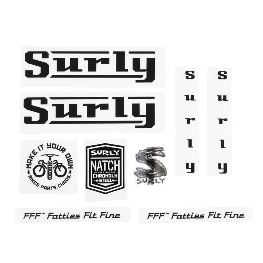 *SURLY* pacer decal set (black)