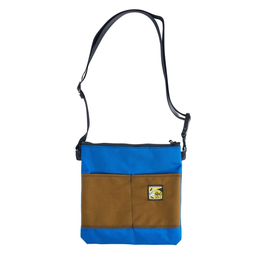 TAXI BAGS* pouch with strap (L/blue/coyote) - BLUE LUG