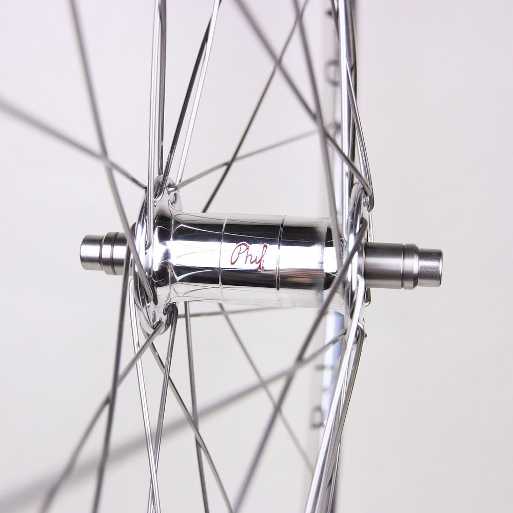 *PHILWOOD×H PLUS SON* archetype track wheel (low flange/silver)