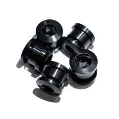 *BL SELECT* AL chainring fixing bolts (black)