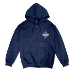 *BLACK MONTAIN* frog zip hoodie (navy)