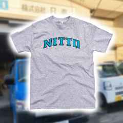 *NITTO* college logo t-shirt (heather gray)