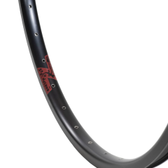 VELOCITY* aero thru-axle disc wheel 650b (silver) - BLUE LUG