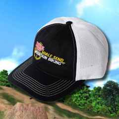 *BLUE LUG* half send MTB cap (black)