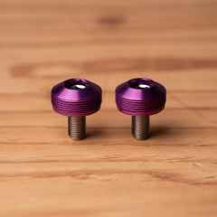 *BLUE LUG* bumpy crank cap set (purple)