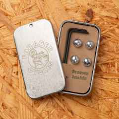 *FORAGER CYCLES* 4pack of cable cherries (silver)