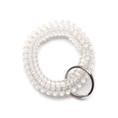 *SUPER COIL* wrist key coil (clear)