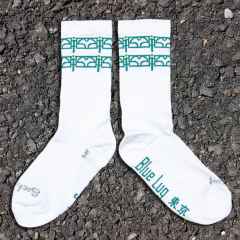 *BLUE LUG×SOCKGUY* guardrail socks (white)