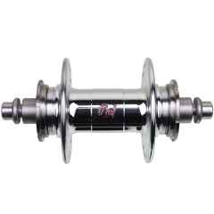 *PHILWOOD* high flange track hub rear (silver/double cog)