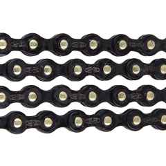 *IZUMI* jet black bicycle chain (black)