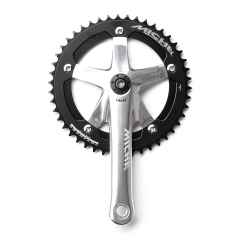 *MICHE* primato pista crankset (silver/black)