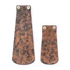 *BERTHOUD* leather mud flap set (cork)