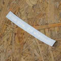 *STRIDSLAND* rsdw sticker (white)