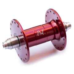 *PHILWOOD* high flange track hub front (red)