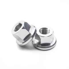 *GRAN COMPE* hub axle nut (silver)