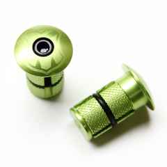 *MASH* bar end cap (green)