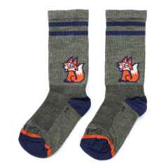*SOCKGUY* wool crew socks (foxtail)