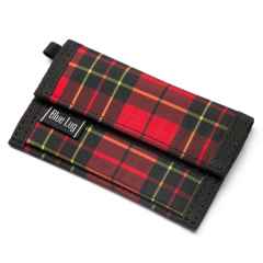 *BLUE LUG* micro wallet (red check)