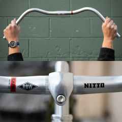 *NITTO* rivendell RBW-33 bar68 (silver)
