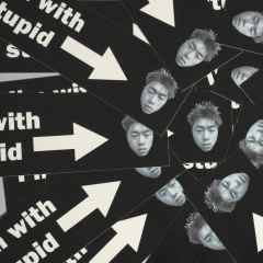 *TEAM DREAM* i’m with stupid sticker