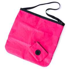 *FAIRWEATHER* packable sacoche (x-pac pink)