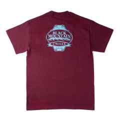 *BLACK MOUNTAIN CYCLES* OG logo t-shirt (burgundy)