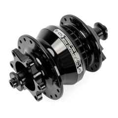 *SHUTTER PRECISION* SD-8 dynamo disk hub (black/32h)