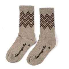 *CAMP AND GO SLOW* great horned socks