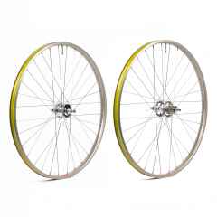 *CRUST BIKES* dynamo&rim brake wheelset (HA/100/130mm)