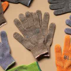 *TEMBEA×BLUE LUG* merino wool gunte (heather brown)