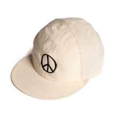 *PEACE SPORTS* peace world cap (white/mark)
