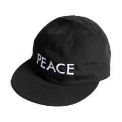 *PEACE SPORTS* peace world cap (black/text)