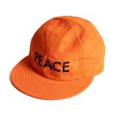 *PEACE SPORTS* peace world cap (orange/text)