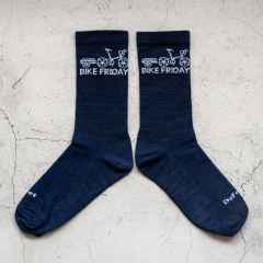 *BIKE FRIDAY* logo socks
