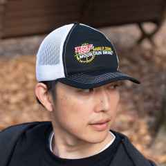 *BLUE LUG* half send MTB cap (black)