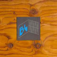 *JEFFREY SHINCICH×BLUE LUG* square sticker (blue lug)