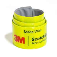 *BL SELECT* 3M reflector ankle band (yellow/red logo)