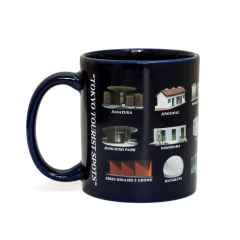 *BLUE LUG* tourist spots mug (navy)