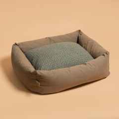 *BLUE LUG* dog bed (brown/brown check)