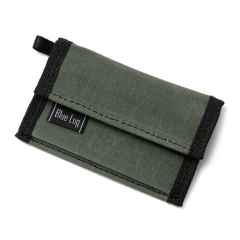 *BLUE LUG* micro wallet (wax olive)