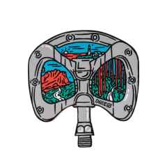 *MKS* pretzel sticker